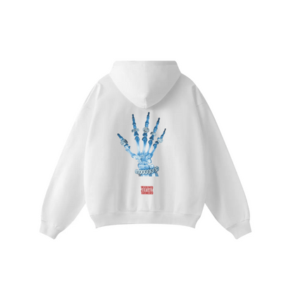 Sweat à capuche Spooky White