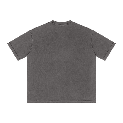 T-shirt délavé vintage flocon de neige 285 g/m² - Ash&OYA Store