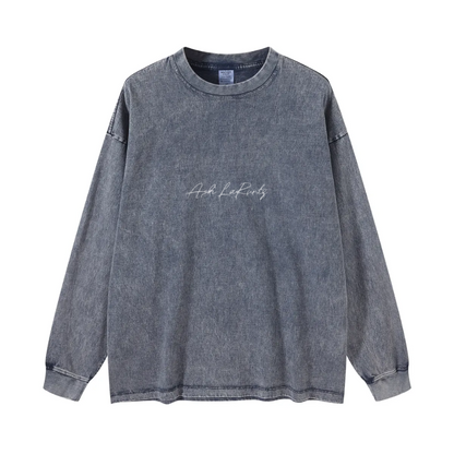 T-shirt vintage polyvalent à manches longues pour femme 270 g/m² - Ash&OYA Store
