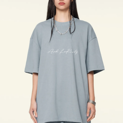 T-shirt col rond oversize pour femme 305 g/m²