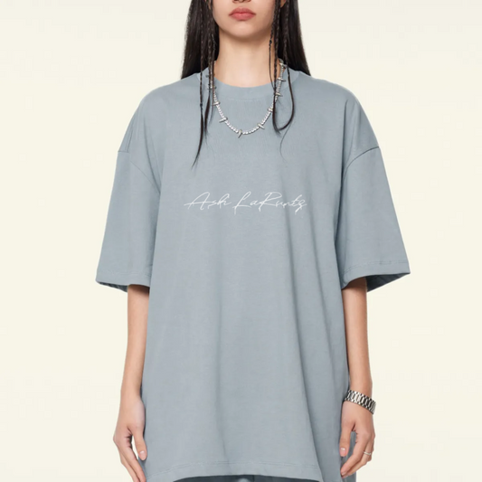 T-shirt col rond oversize pour femme 305 g/m²