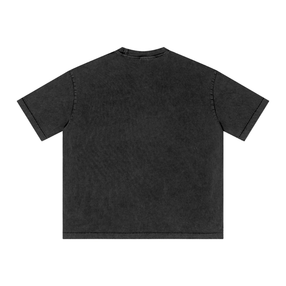 T-shirt délavé vintage flocon de neige 285 g/m² - Ash&OYA Store