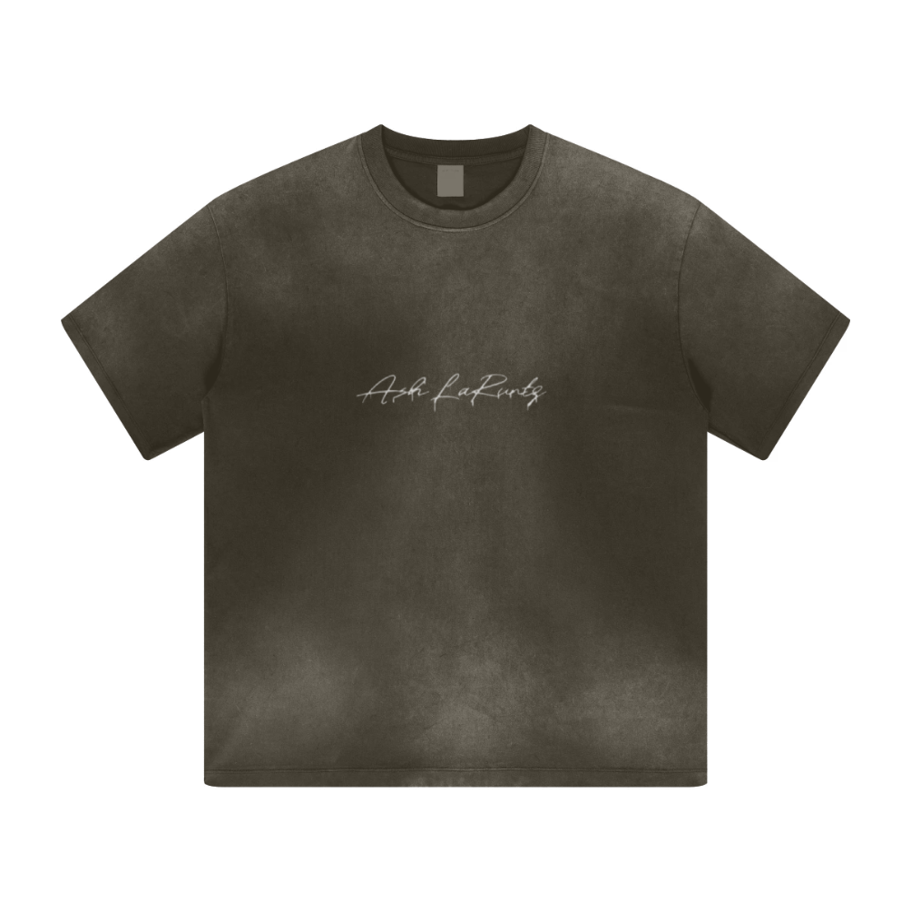 T-shirt tie-dye boxy d'inspiration vintage pour femme, 270 g/m² - Ash&OYA Store