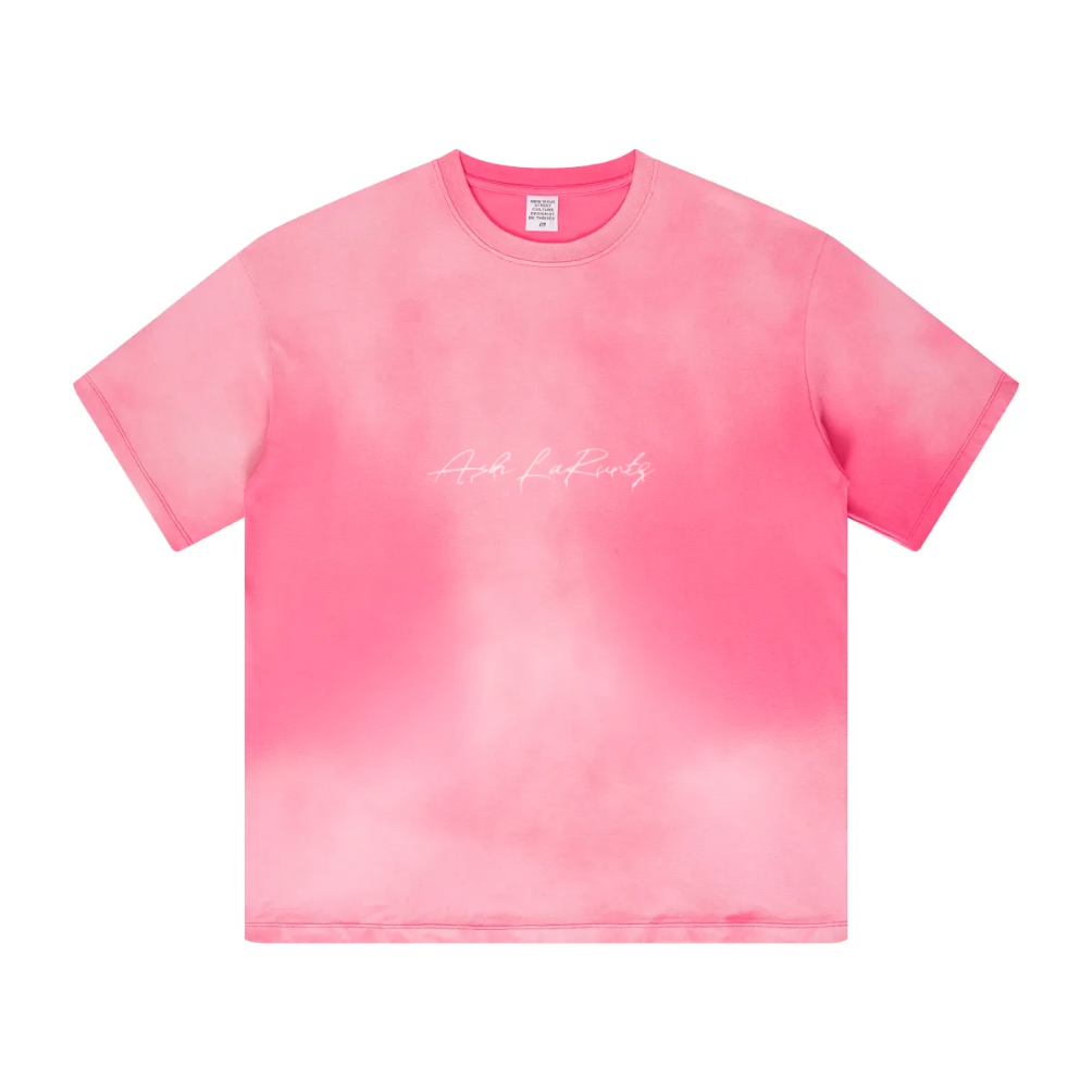 T-shirt tie-dye boxy d'inspiration vintage pour femme, 270 g/m²