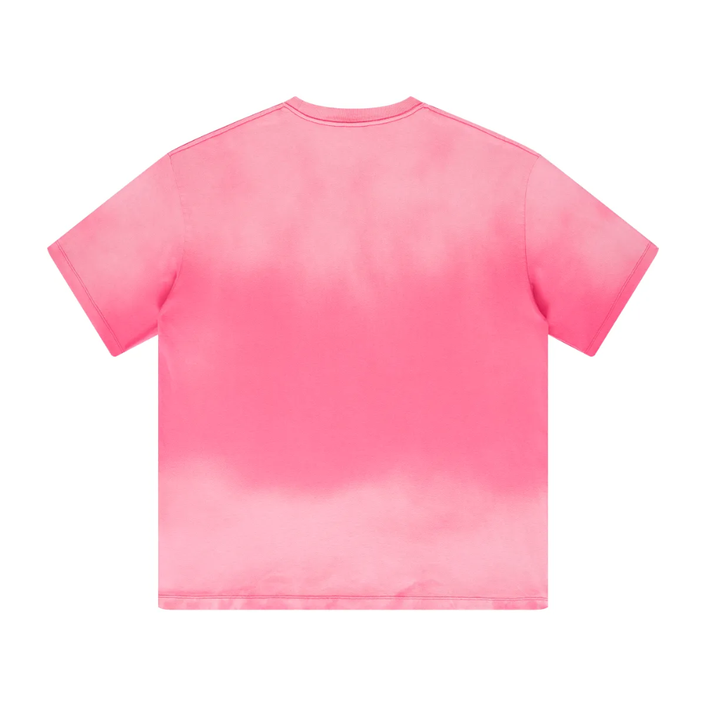 T-shirt tie-dye boxy d'inspiration vintage pour femme, 270 g/m²