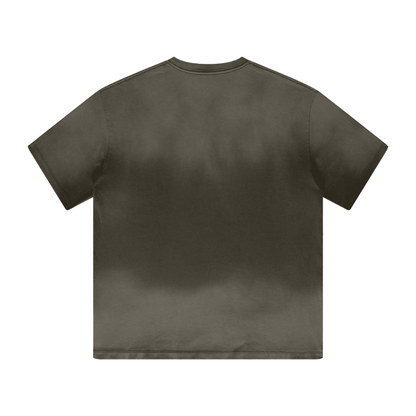 T-shirt tie-dye boxy d'inspiration vintage pour femme, 270 g/m² - Ash&OYA Store
