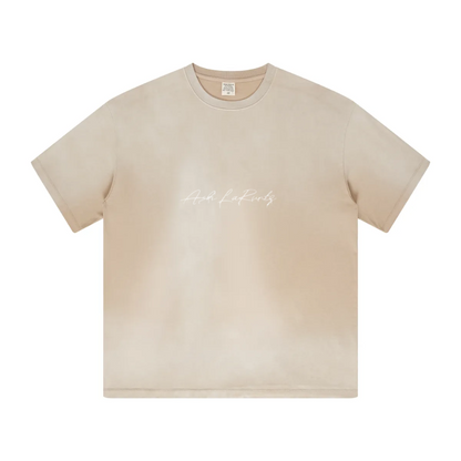 T-shirt tie-dye boxy d'inspiration vintage pour femme, 270 g/m² - Ash&OYA Store