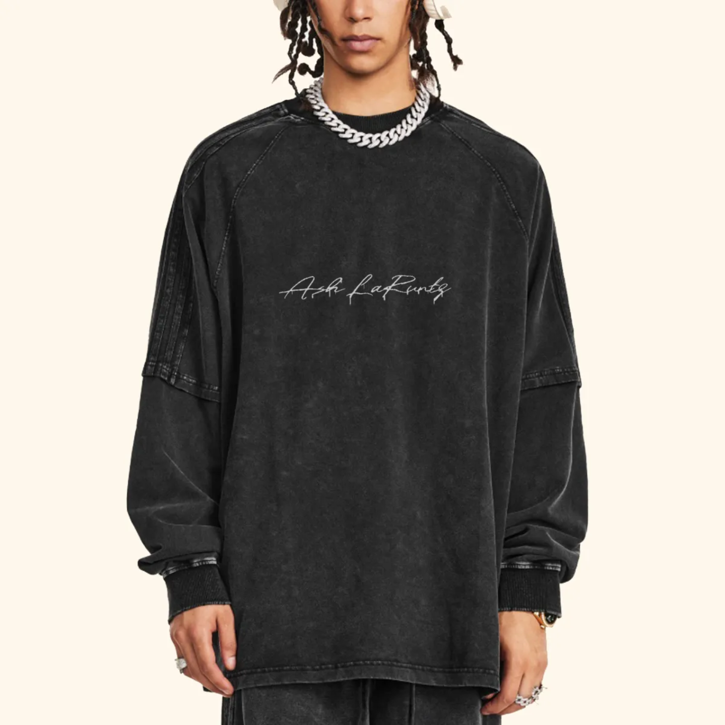 T-shirt unisexe à manches longues en jersey 260 g/m²