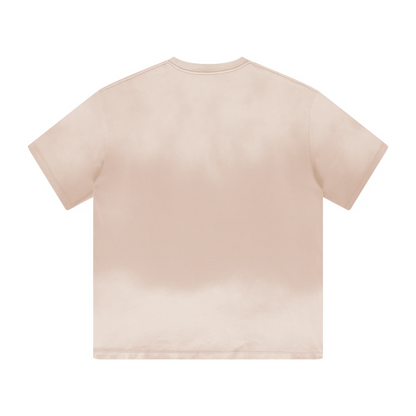 T-shirt tie-dye boxy d'inspiration vintage pour femme, 270 g/m² - Ash&OYA Store