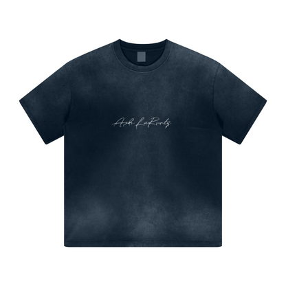 T-shirt tie-dye boxy d'inspiration vintage pour femme, 270 g/m² - Ash&OYA Store