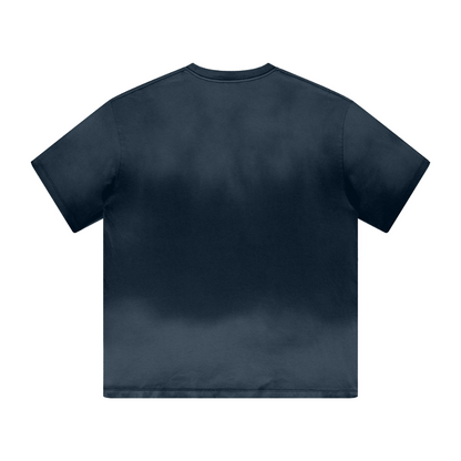 T-shirt tie-dye boxy d'inspiration vintage pour femme, 270 g/m² - Ash&OYA Store