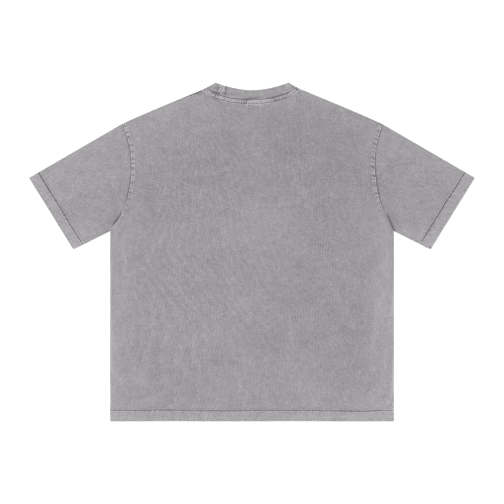 T-shirt délavé vintage flocon de neige 285 g/m² - Ash&OYA Store