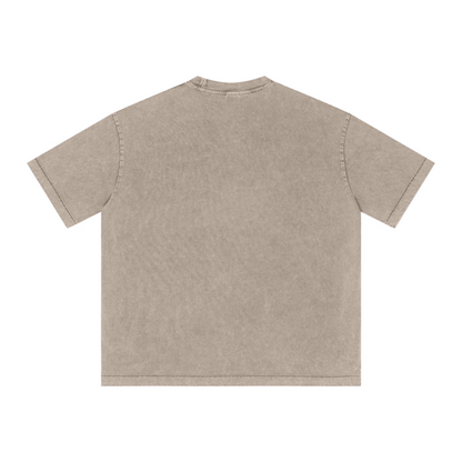 T-shirt délavé vintage flocon de neige 285 g/m² - Ash&OYA Store
